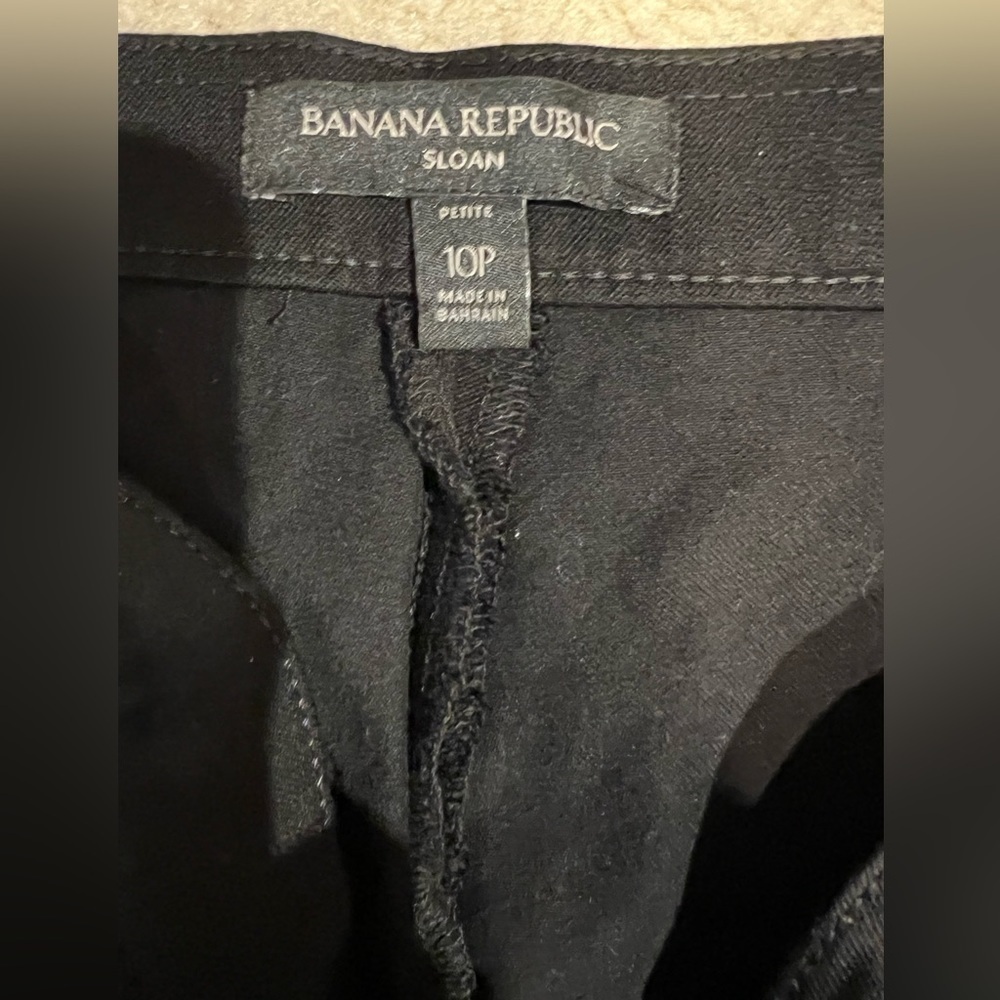 Banana Republic black Sloan pant size 10p - Picture 5 of 5